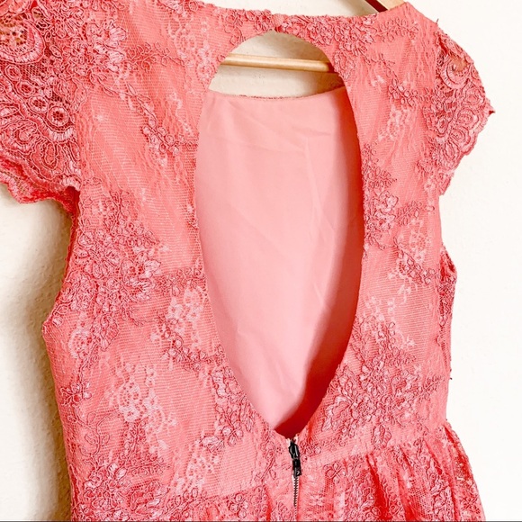 Alice + Olivia Zenden Scallop lace Scoop Neck Edge Dress size 10 - Picture 7 of 7